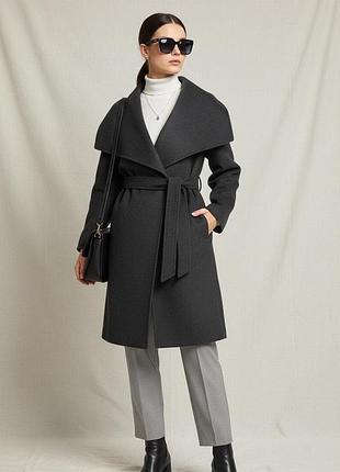 Пальто кашемір з поясом