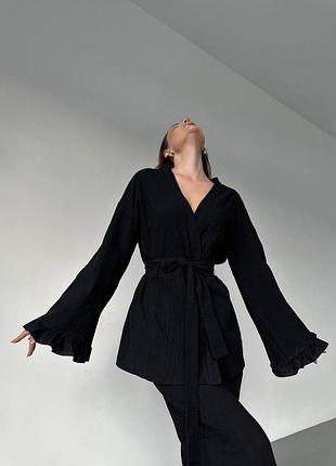 Костюм с рюшами