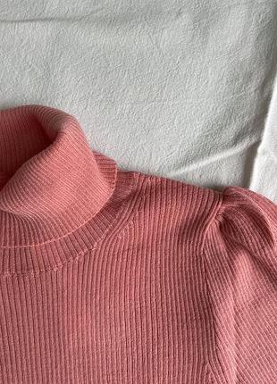 Гольф персикового кольору з мериносової вовни j.crew