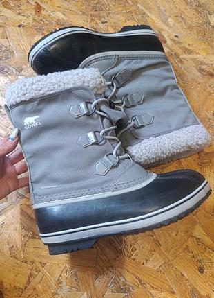 Зимние оригинальные сапоги ботинки sorel waterproof