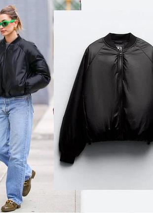 Куртка бомпер zara