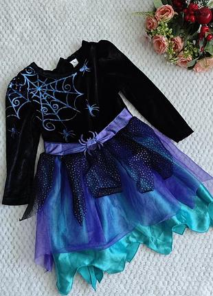 Платье на "halloween" на девочку 3/4 р