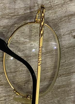 Очки оправа tiffany lunettes 23k gold plated