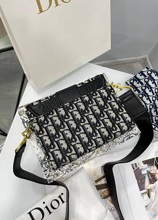 Текстильна сумка крос-боді в шкірі  30 montaigne d 6