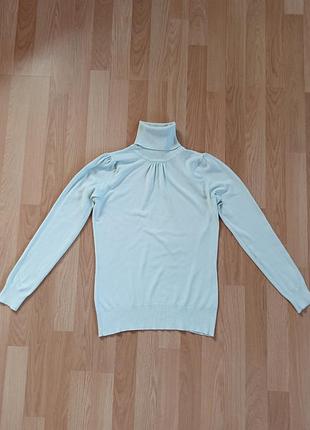 Базовый женский гольф, трикотажная вязаная водолазка, тоненький свитерик camaieu