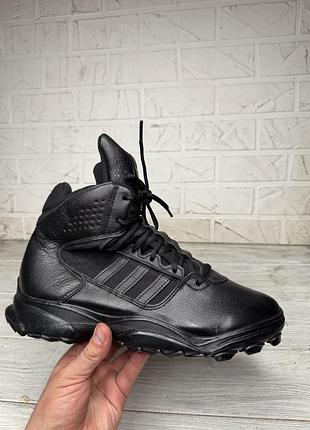 Крутые кожаные тактические ботинки adidas gsg-9.7 tactical