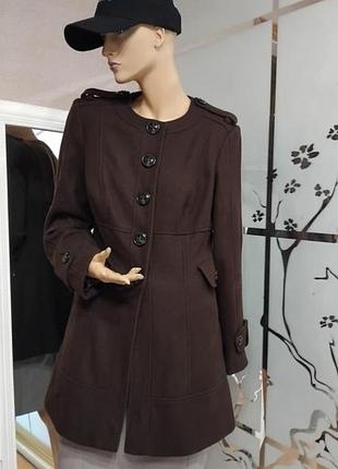 Пальтишко в стиле минимализма 60% шерсти