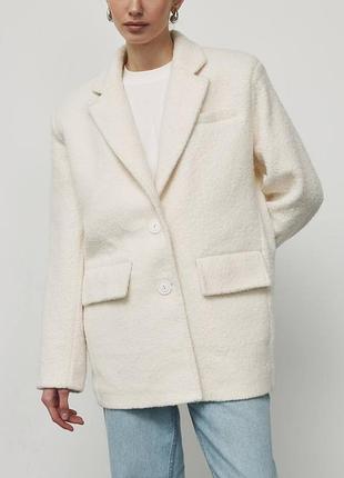 Пиджак жакет из пальтовой ткани