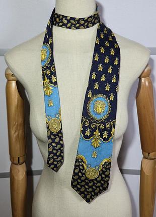 Giani versace производство итальялия винтажный шелковый галстук