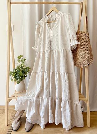 Фантастична якісна  молочна сукня
