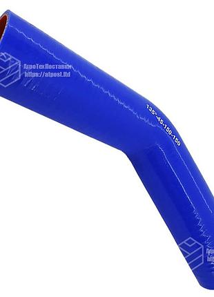 Патрубок (150 мм х 150 мм) (135` — кут) (d=45 товщ = 4 мм)