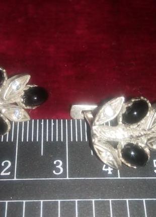Серьги серебро 925  пробы. 4