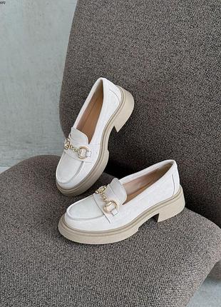 Лоферы женские натуральная замша бежевые, замшевые женские туфли 10691