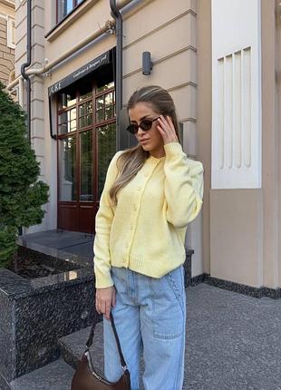 Кардиган светр вкорочений в стилі олд мані кофта різні кольори виробник туреччина