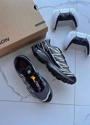 Salomon xt-6 grey soft ground black gore-tex 2