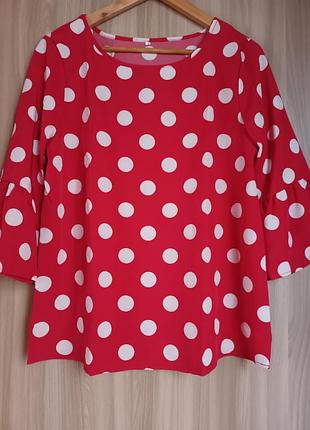 Новая женская блуза красного цвета,