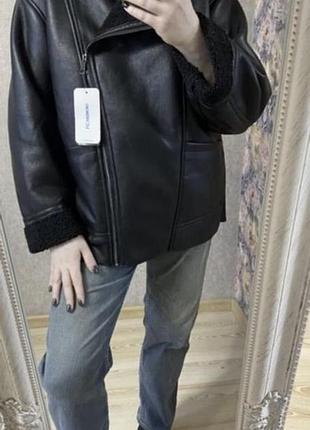 Новая стильная удобная дубленка осень 50 р