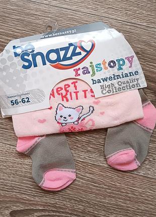 Колготы под памперс be snazzy на девочку, 56-62, демисезон, 11059