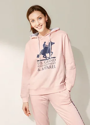 Толстовка жіноча grand polo esmara з капюшоном та манжетами на руках