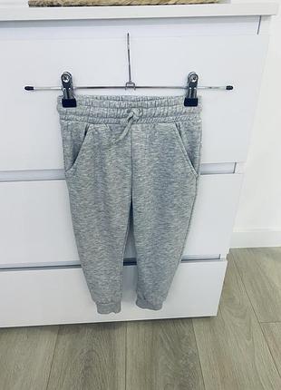 Дитячі спортивні штани f&f 2-3 роки | сірий
