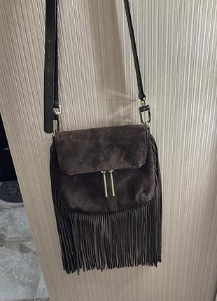 Сумочка замшева 8