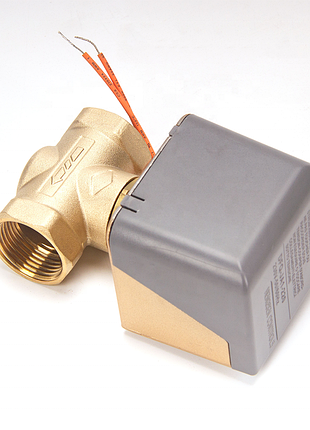 Клапан латунный valve dfq-ja1 motor с приводом, латунний клапан