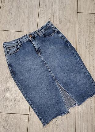 Милая джинсовая юбка
