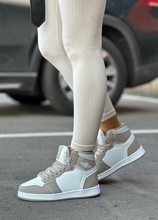 ❄️ жіночі кросівки білі дуже стильні зимові ❄️