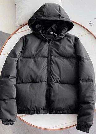 Теплая куртка дутик демисезон плащевка люкс качество 🖤 new collection
