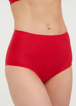 Высокие гладкие брендовые трусы