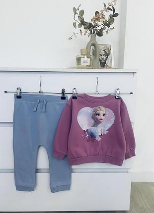 Дитячі штани і світшот 1,5-2 роки | дівчинка