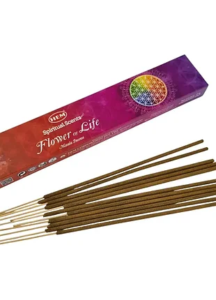 Благовоние flower of life (цветок жизни) (hem) (15 г) (смотрите описание) аромапалочки