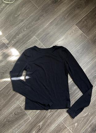 Лонгслів з прорізами для великих пальців