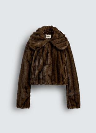 Укорочена  шуба zara