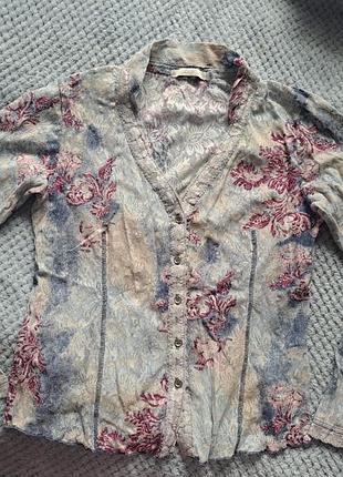 Рубашка с кружевом