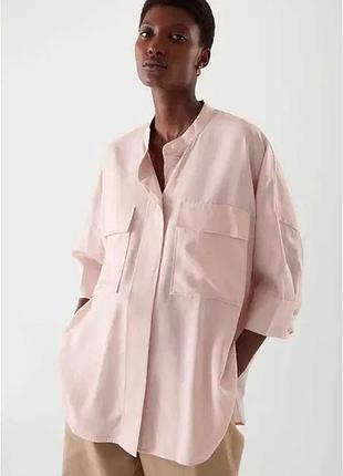 Оверсайз сорочка cos  ліоцел нюанс