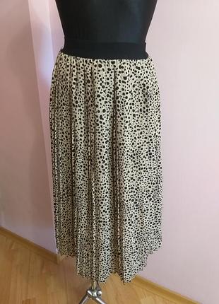 Юбка плиссе в принт/s,m