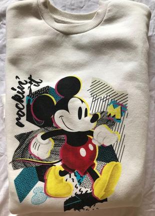 Зимний свитшот pull&bear x disney с микки маусом4 фото