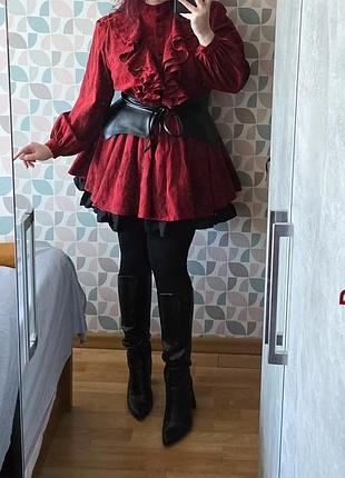 Теплое платье украинского производителя большой размер