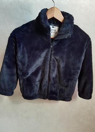Куртка з еко хутра 8-9р 128-134 f&f в новому стані