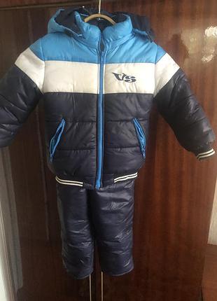 Продам дитячий комбінезон для  хлопчика в ідеальному  стані .розмір.110 на вік 1.5-2.5 роки .дуже гарний та теплий