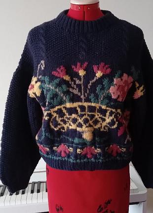 Вовняний вінтажний светр