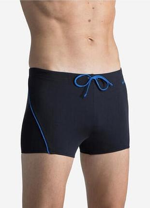 Плавки-боксери 100 plus для плавання чорні