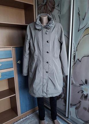 Лёгкая, тёплая, влагозащитная парка, 52-54-56?, полиэстер, charles voegele