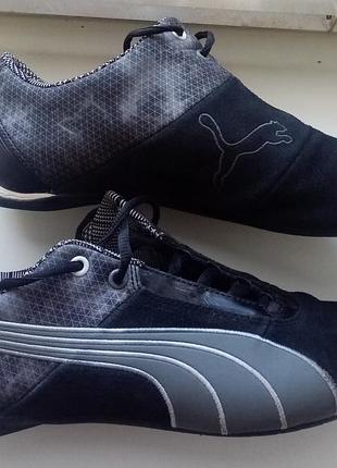Мужские винтажные замшевые кроссовки puma future cat(оригинал)