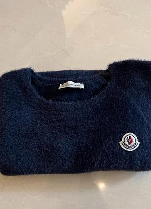 Пушистый свитер лонгслив из альпаки monkller  ,s-m