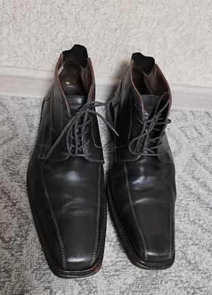 Кожаные ботинки мужские