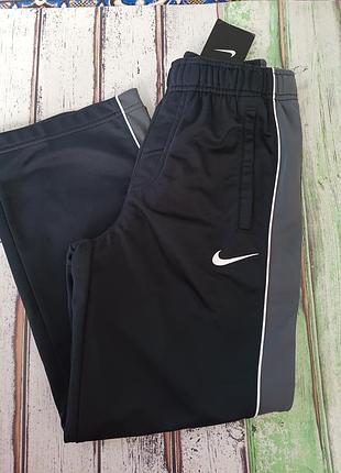 Теплые спортивные штаны nike на флисе для парня 128-140 см