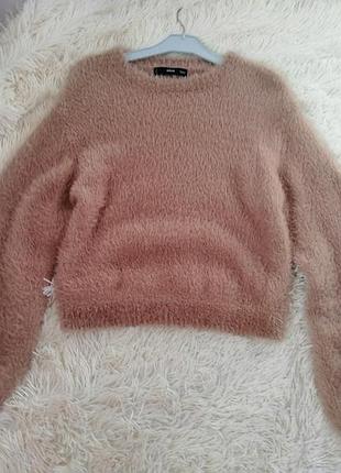 Трава пушистая кофта под альпаку