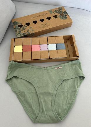Набір трусиків з 7 шт victoriaʼs secret, розмір s оригінал